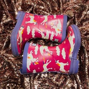 Used Hatley Girls Unicorn Boots